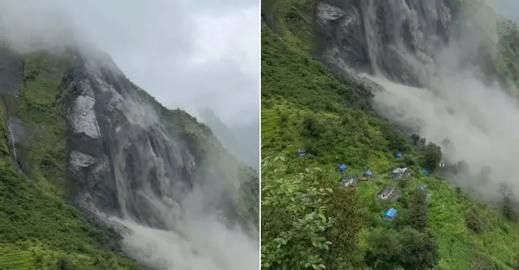 নেপালে পাহাড়ধসে আটকে গেছে নদী, যে কোনো সময় নামতে পারে বন্যা