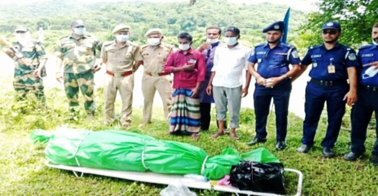 নেত্রকোনা সীমান্ত দিয়ে বাংলাদেশি যুবকের মরদেহ হস্তান্তর