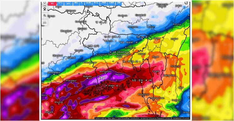 Low pressure in bay to trigger heavy rainfall from Friday