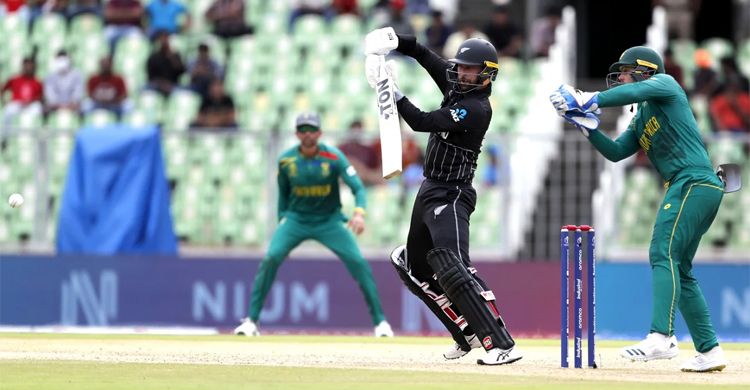 বৃষ্টি আইনে নিউজিল্যান্ডের কাছে দক্ষিণ আফ্রিকার হার