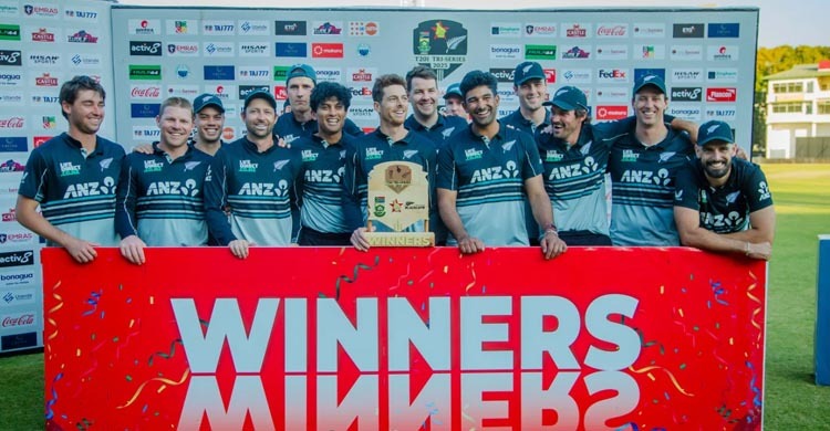 দক্ষিণ আফ্রিকাকে হারিয়ে শিরোপা জয় নিউজিল্যান্ডের