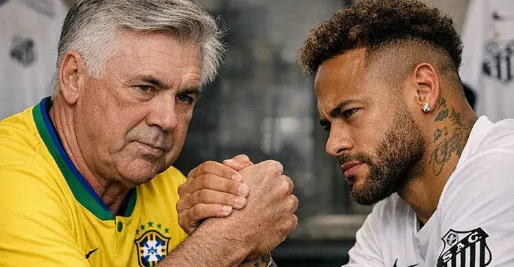 ব্রাজিল দলে নেইমার ইস্যুতে চাপে আনচেলত্তি, উত্তেজনা তুঙ্গে