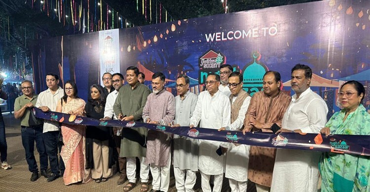 গুলশান সোসাইটির ‘নাইট বাজার’ উদ্বোধন