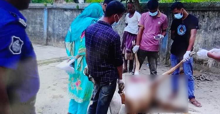 পুকুরপাড়ে পড়ে ছিল মৃত নীলগাই