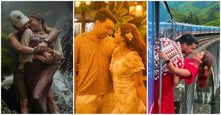 স্বামীর সঙ্গে হানিমুনের অন্তরঙ্গ মুহূর্ত শেয়ার করলেন অভিনেত্রী নীলা