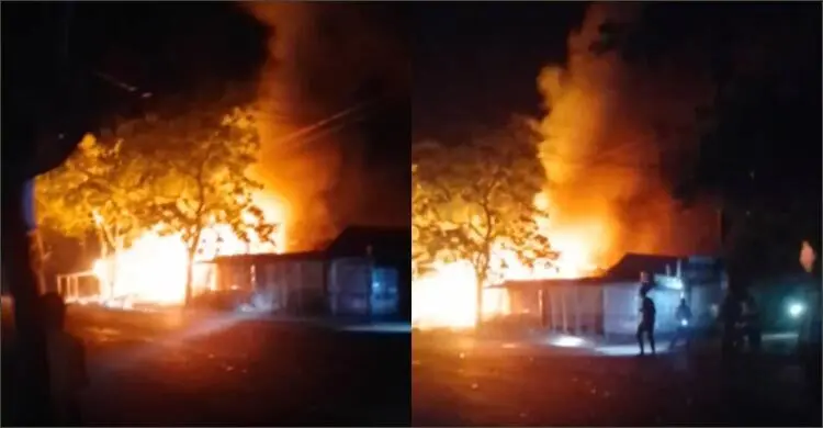 হোটেলের গ্যাস সিলিন্ডার বিস্ফোরণে পুড়ে ছাই ৭ দোকান
