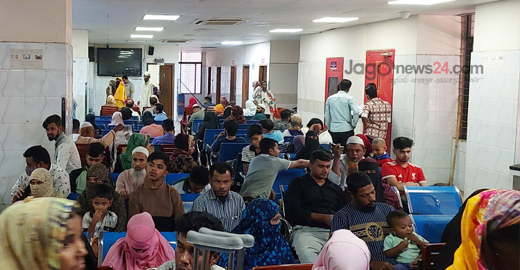 বেলা বাড়ে, রোগী বাড়ে, ভোগান্তিও বাড়ে পঙ্গু হাসপাতালে