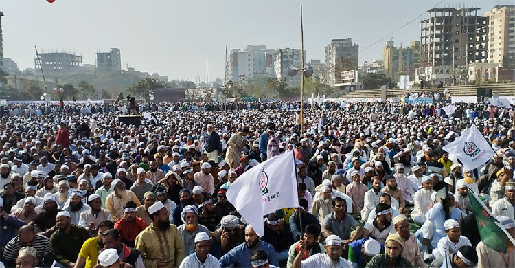 নারায়ণগঞ্জে জামায়াতের জনসভা কানায় কানায় পূর্ণ