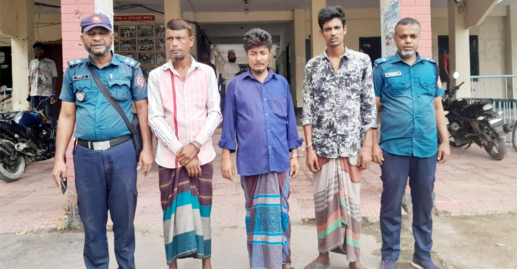 গাঁজাসহ আটক ৩ মাদকসেবীর জেল-জরিমানা