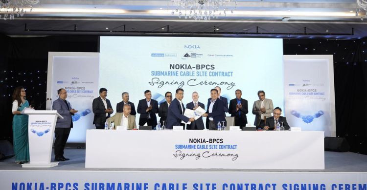 নকিয়ার সঙ্গে বিপিসিএস কনসোর্টিয়াম সদস্যদের এসএলটিই চুক্তি সই