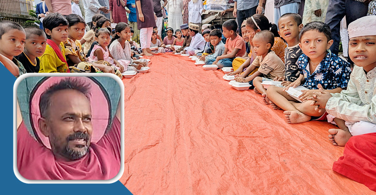 ডাকসুতে শিবির জেতায় শতাধিক শিশুকে খাওয়ালেন নোমান