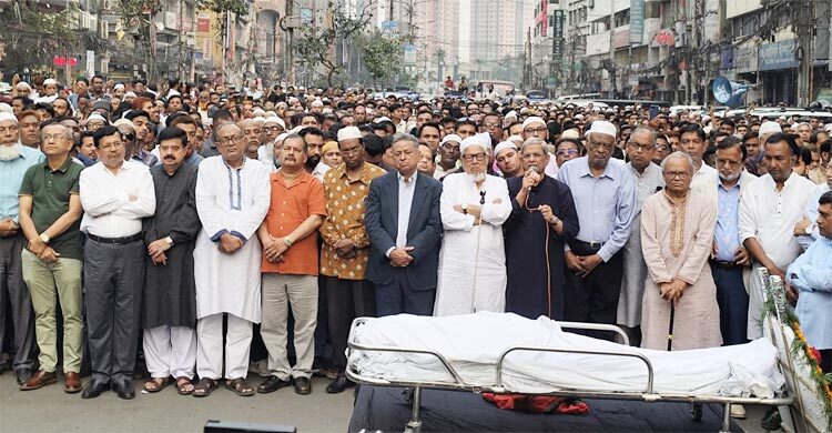 নয়াপল্টনে নোমানের দ্বিতীয় জানাজা সম্পন্ন