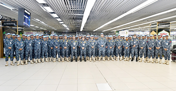 বিশ্বশান্তি রক্ষায় দক্ষিণ সুদান গেলেন নৌবাহিনীর ৭১ সদস্য