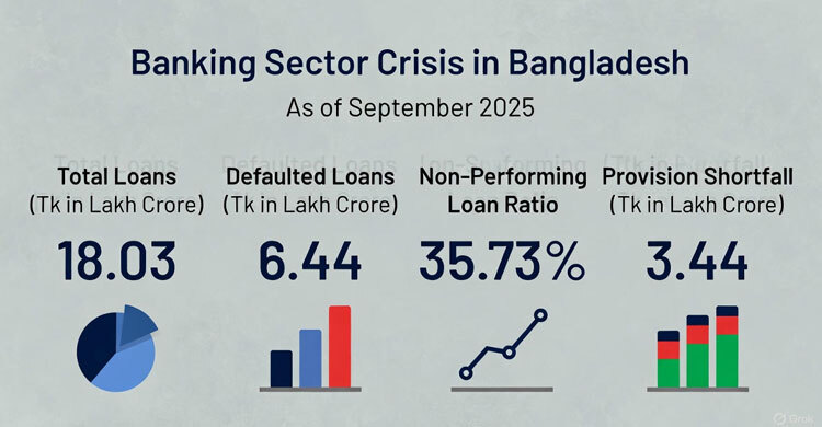 Default loans reach Tk 6.44 lakh crore