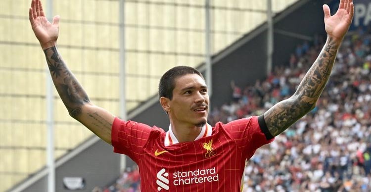 ১৪ মিনিটে নুনেজের হ্যাটট্রিক, বড় জয় লিভারপুলের