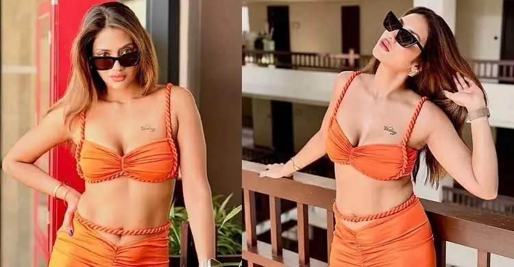 ভাইরাল নুসরাতের বোল্ড লুক