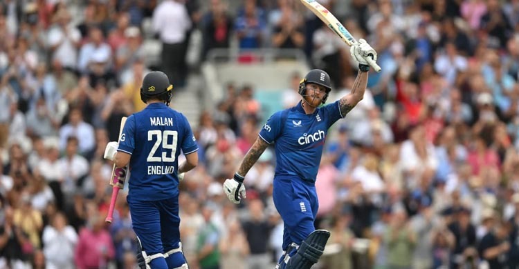 স্টোকসের বিধ্বংসী ব্যাটিংয়ে ইংল্যান্ডের রান পাহাড়