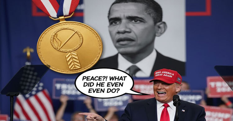 কিছু না করেই নোবেল পেয়েছিলেন ওবামা: ট্রাম্প