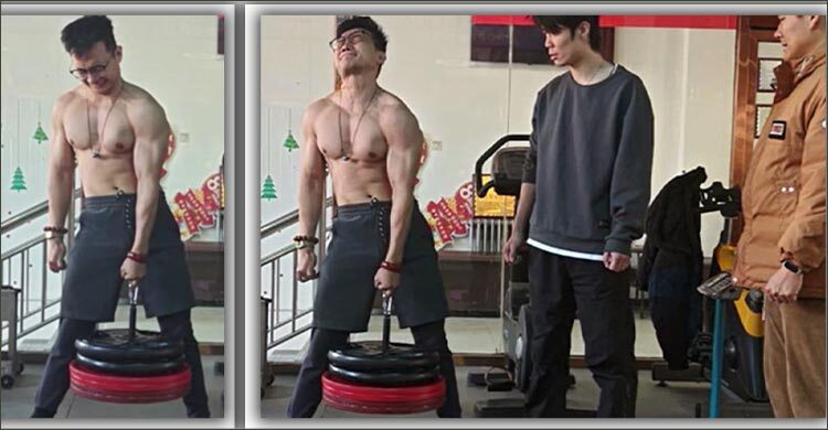 এক আঙুলে ১৪৪ কেজি ওজন তুলে বিশ্বরেকর্ড যুবকের