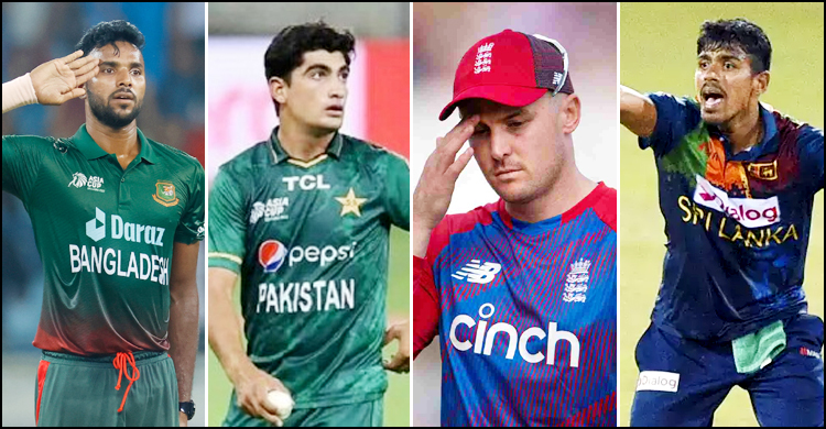 ইনজুরির কারণে বিশ্বকাপ অনিশ্চিত যেসব ক্রিকেটারের