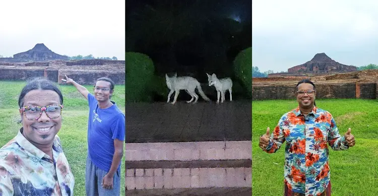 বুদ্ধ পূর্ণিমায় পাহাড়পুর বৌদ্ধ বিহারে রাতের স্মৃতি