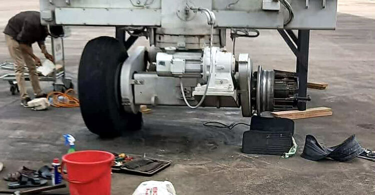 1 killed as boarding bridge wheel goes off at Osmani Airport