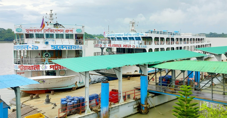 পটুয়াখালী থেকে লঞ্চ চলাচল বন্ধ