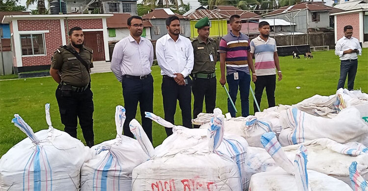 ৮২ মণ মাছসহ জব্দ দুই পিকআপ