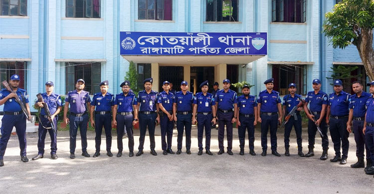 রাঙ্গামাটিতে পুলিশের কার্যক্রম শুরু