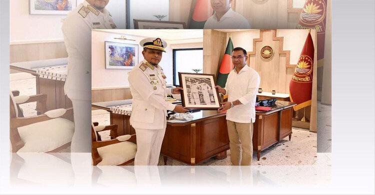 প্রধানমন্ত্রীর সঙ্গে নৌবাহিনী প্রধানের সৌজন্য সাক্ষাৎ
