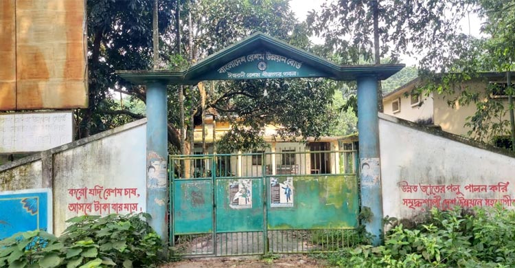 সোনালি অতীত হারিয়ে রেশম বীজাগার এখন ‘ভুতের’ ডেরা