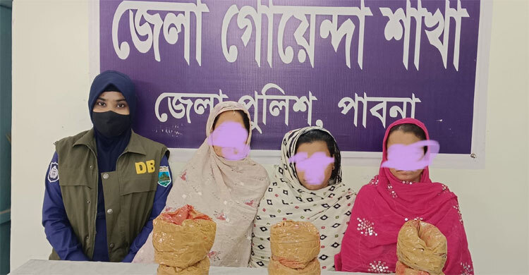 ঈশ্বরদীতে তিন কেজি গাঁজাসহ আটক ৩