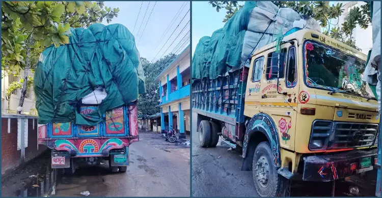 পাবনায় ৭৪ লাখ টাকার ঝুটবোঝাই দুই ট্রাক ডাকাতি
