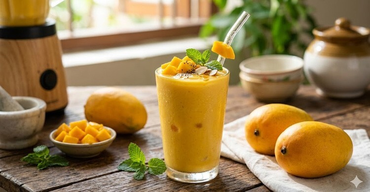 পাকা আমের স্মুদি বানাবেন যেভাবে