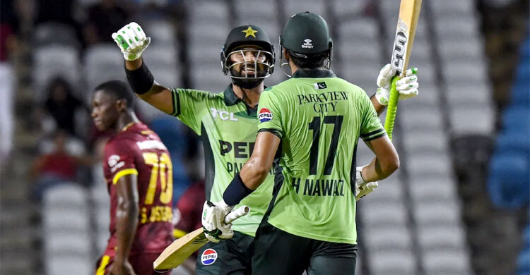 ২৮০ রান করেও পাকিস্তানকে হারাতে পারলো না ওয়েস্ট ইন্ডিজ