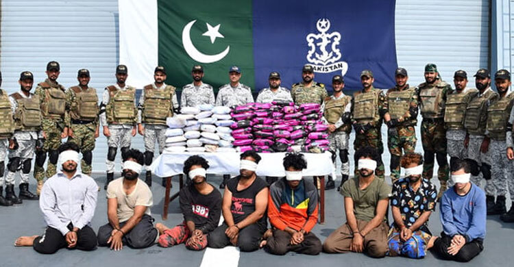 Pakistan seizes drugs worth nearly $1 bn in Arabian Sea