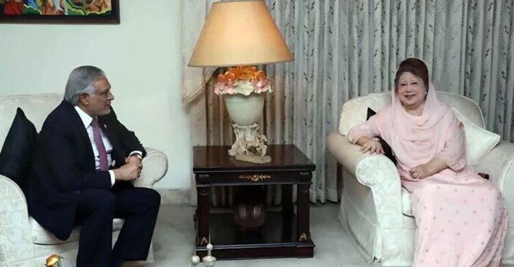 খালেদা জিয়ার মৃত্যুতে পাকিস্তানের পররাষ্ট্রমন্ত্রীর শোক