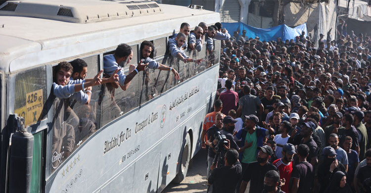 ১৯৬৮ জন ফিলিস্তিনি বন্দিকে মুক্তি দেওয়া হয়েছে: ইসরায়েল