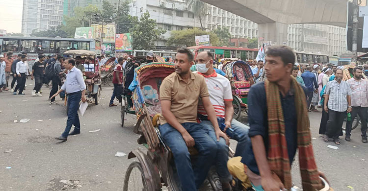 সমাবেশ শেষে পল্টনে যান চলাচল স্বাভাবিক