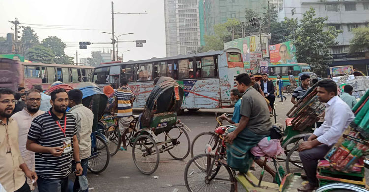 সমাবেশ শেষে পল্টনে যান চলাচল স্বাভাবিক