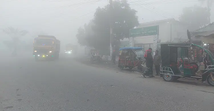 পঞ্চগড়ে আবারো শৈত্যপ্রবাহ, তাপমাত্রা ৮.৬