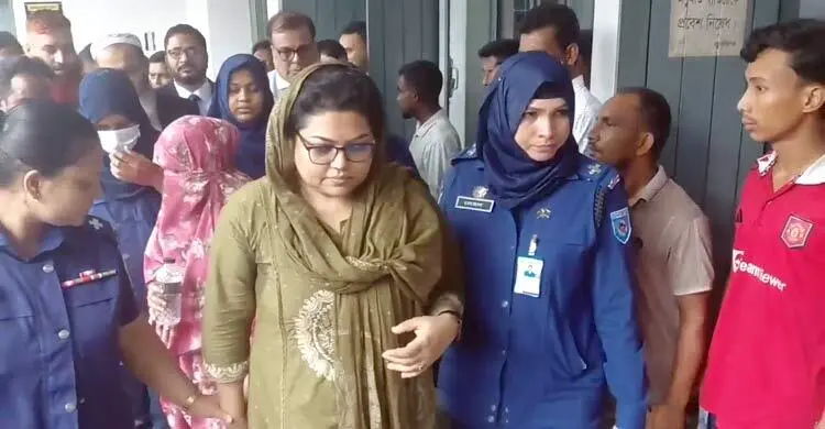 নাশকতা চেষ্টা মামলায় সাবেক এমপির স্ত্রী কারাগারে