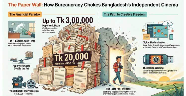 Paper walls and toll gates: How the ‘NOC’ chokes Bangladesh’s new wave cinema