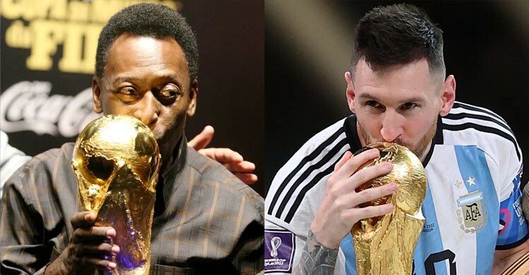 পেলেকে টপকে গেলেন মেসি