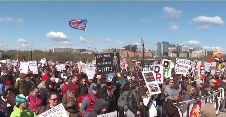 Trump admin faces large protests sweeping across US