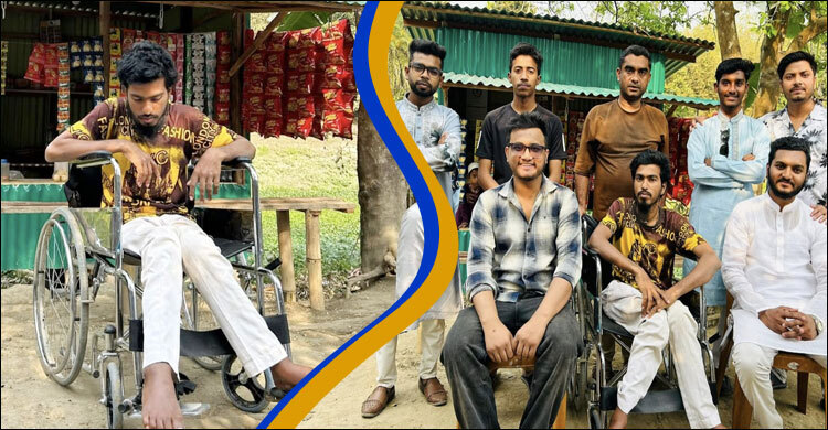 মানবিক সহায়তায় বদলে গেলো পঙ্গু কৃষকের জীবন