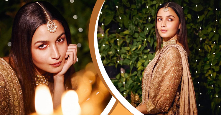 তিন দশকের পুরোনো শাড়িতে আলিয়ার আধুনিক ঝলক