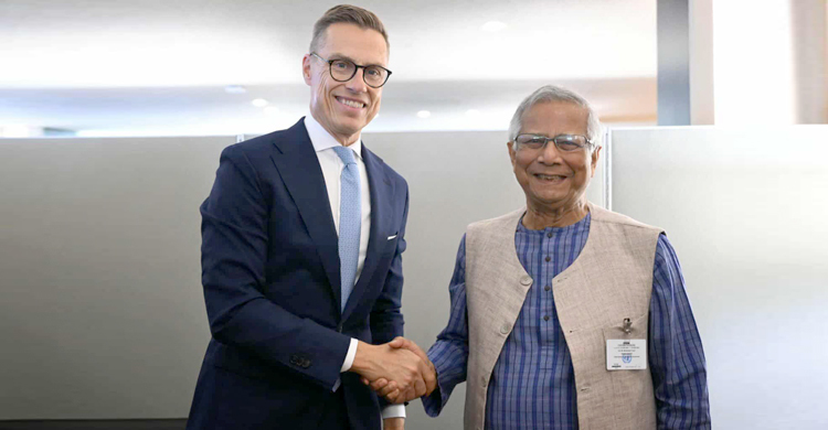 ড. ইউনূসের সঙ্গে বৈঠক করেছেন ফিনল্যান্ডের প্রেসিডেন্ট স্টাব