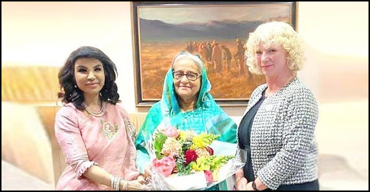 লন্ডনে পৌঁছেছেন প্রধানমন্ত্রী শেখ হাসিনা