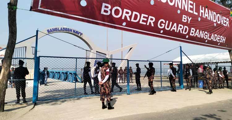 মিয়ানমারে ফেরাতে ইনানীতে নেওয়া হয়েছে ৩৩০ বিজিপি সদস্যকে